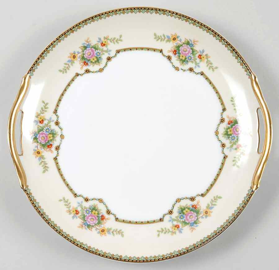 Amarillo Handled Cake Plate by Noritake-1