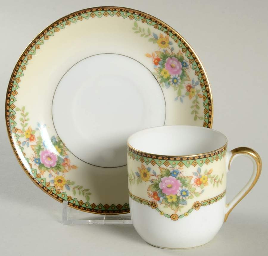 Amarillo Flat Demitasse Cup & Saucer Set by Noritake-1