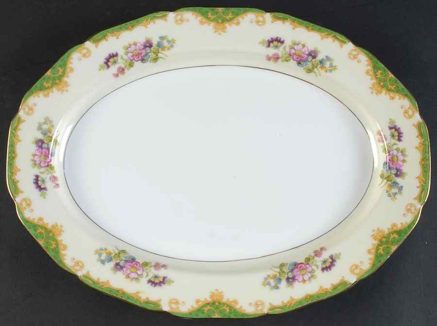 Amazon 13" Oval Serving Platter by Noritake-1