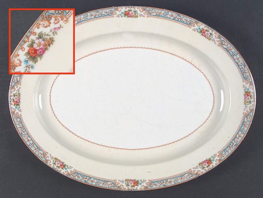 Amboise 16" Oval Serving Platter by Noritake-1