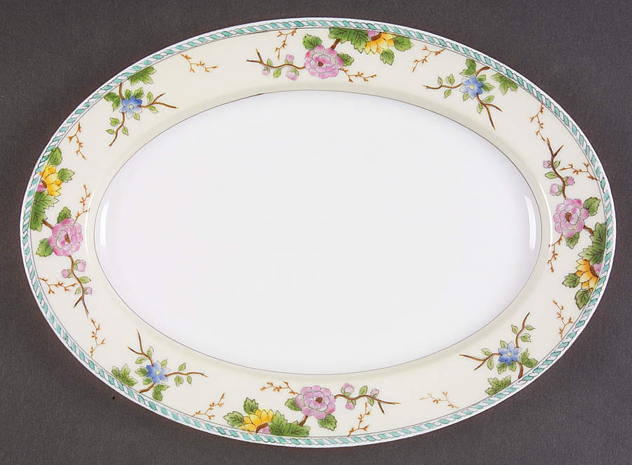 Amerita 10" Oval Serving Platter by Noritake-1