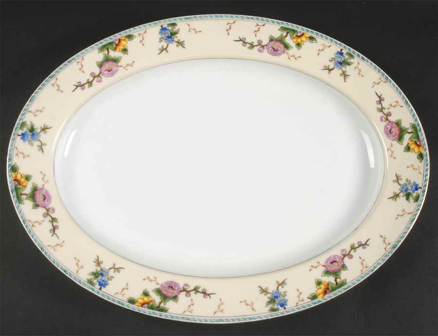 Amerita 16" Oval Serving Platter by Noritake-1
