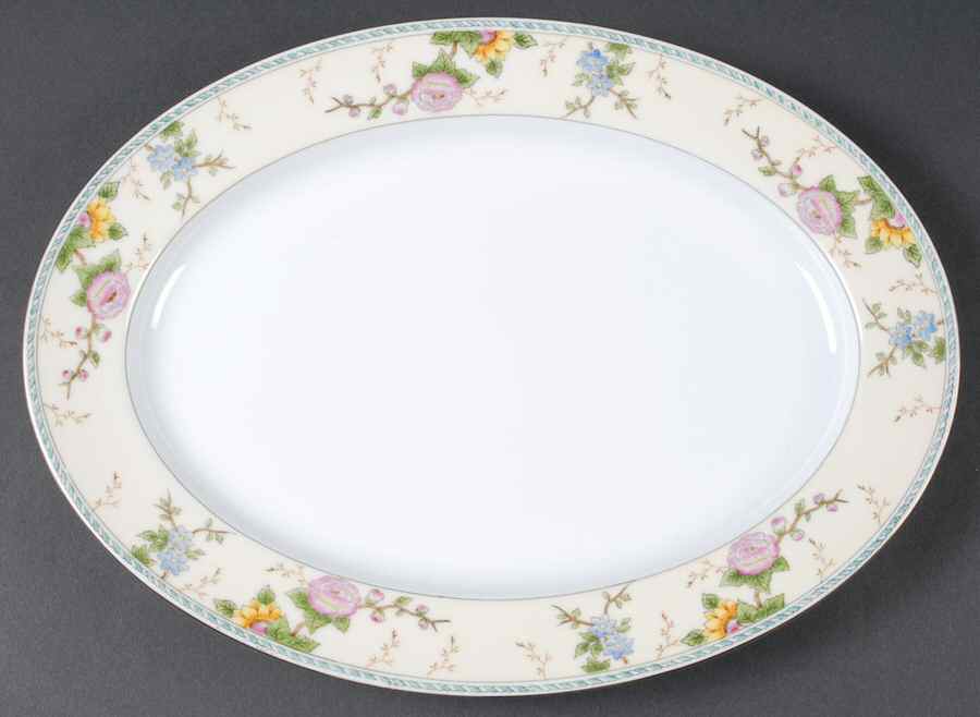 Amerita 13" Oval Serving Platter by Noritake-1