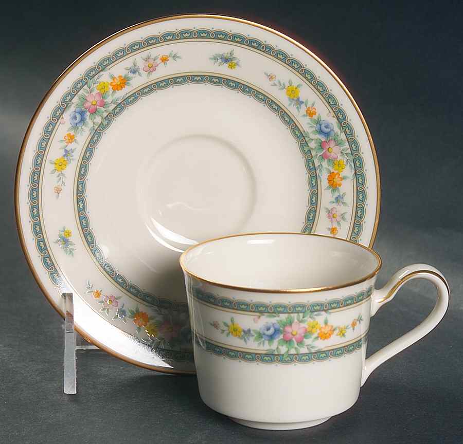 Amenity Footed Demitasse Cup & Saucer Set by Noritake-1