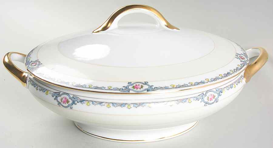 Amesbury Round Covered Vegetable by Noritake-1