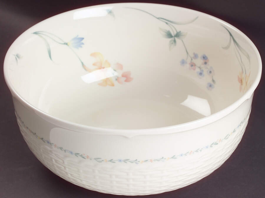 American Flowers 10" Large Salad Serving Bowl by Noritake-1