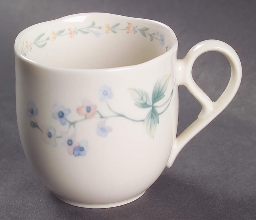 American Flowers Flat Demitasse Cup by Noritake-1