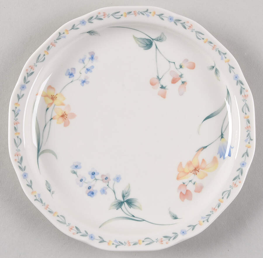 American Flowers Bread & Butter Plate by Noritake-1