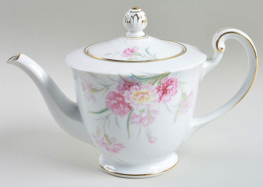 Amherst Gold Trim Teapot & Lid by Noritake-1