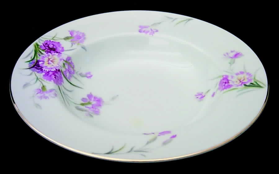Amherst Gold Trim Rim Soup Bowl by Noritake-1