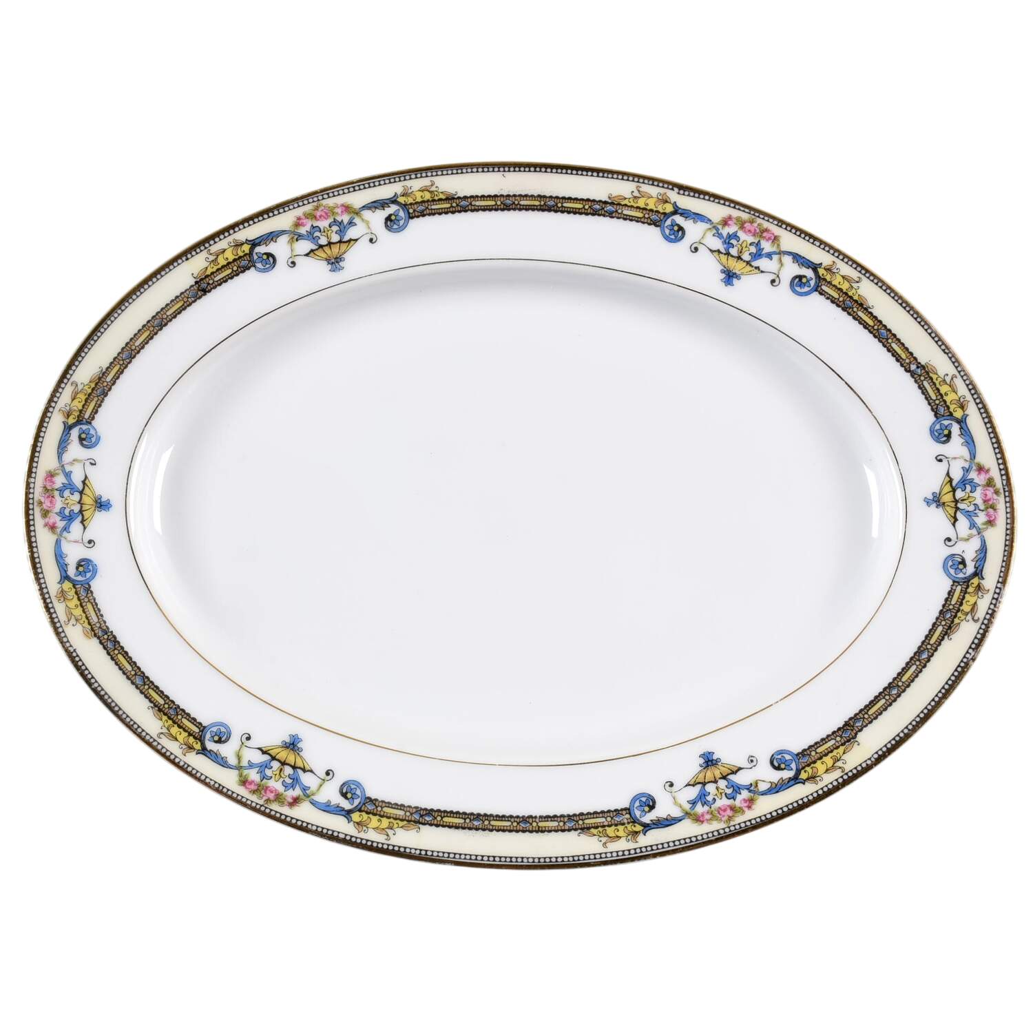 Amiston 10" Oval Serving Platter by Noritake-1