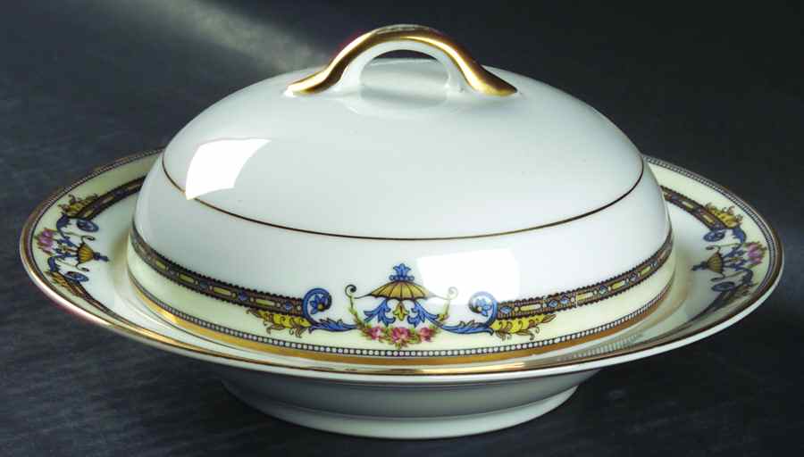 Amiston Round Covered Butter by Noritake-1