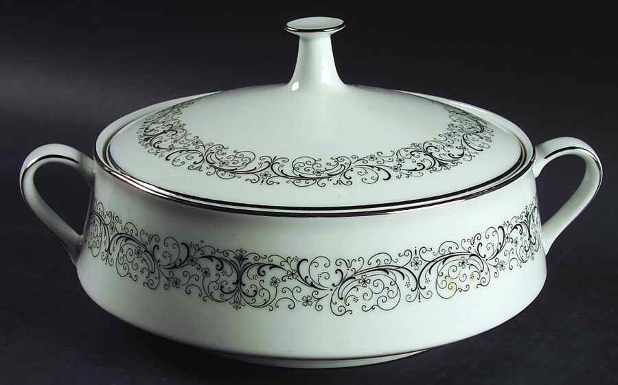 Amor Round Covered Vegetable by Noritake-1