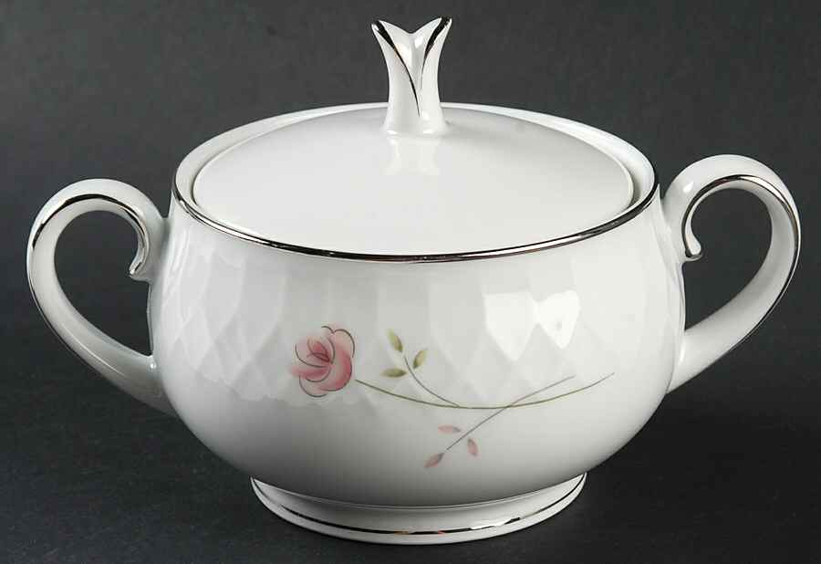 Amorette Sugar Bowl & Lid by Noritake-1