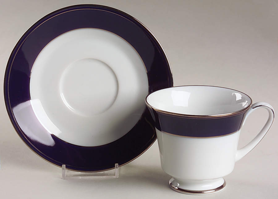 Amsterdam Footed Cup & Saucer Set by Noritake-1