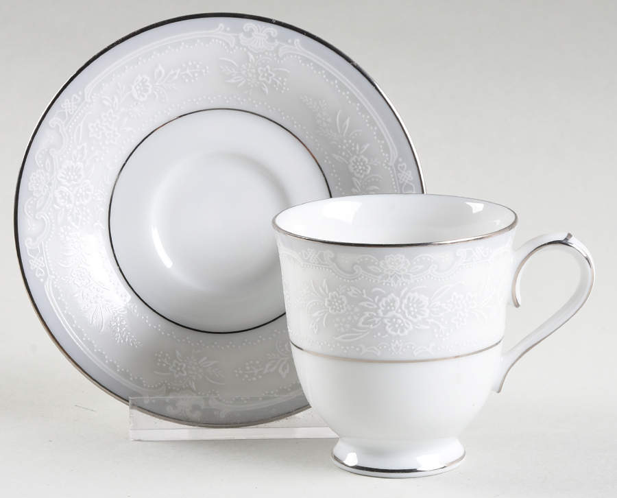 Anaheim Footed Demitasse Cup & Saucer Set by Noritake-1