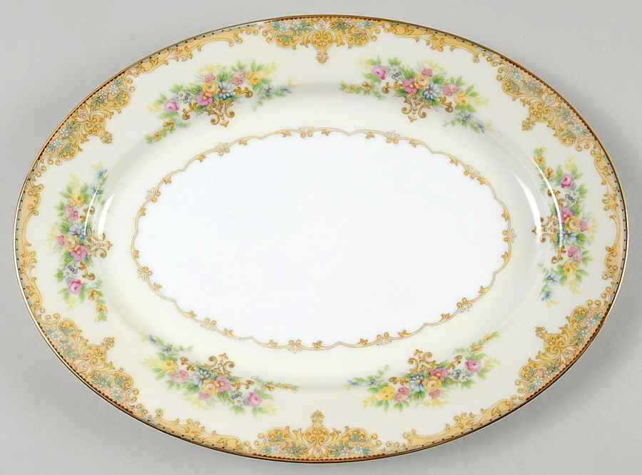 Ancona 11" Oval Serving Platter by Noritake-1