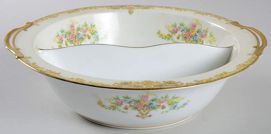 Ancona 10" Round Divided Vegetable Bowl by Noritake-1