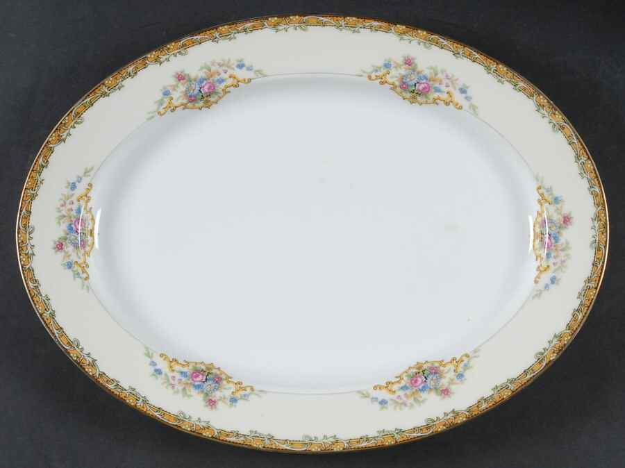 Andalia 13" Oval Serving Platter by Noritake-1