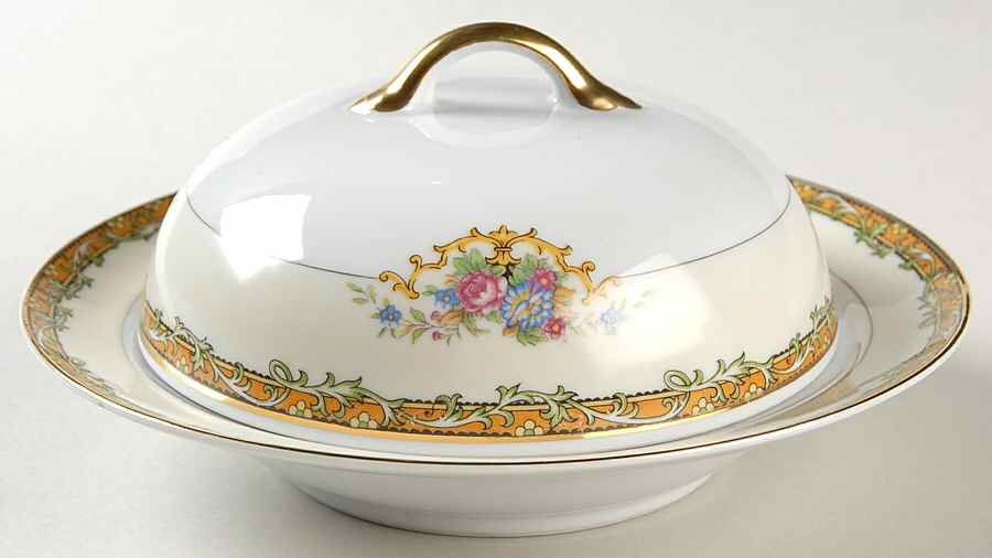 Andalia Round Covered Butter by Noritake-1
