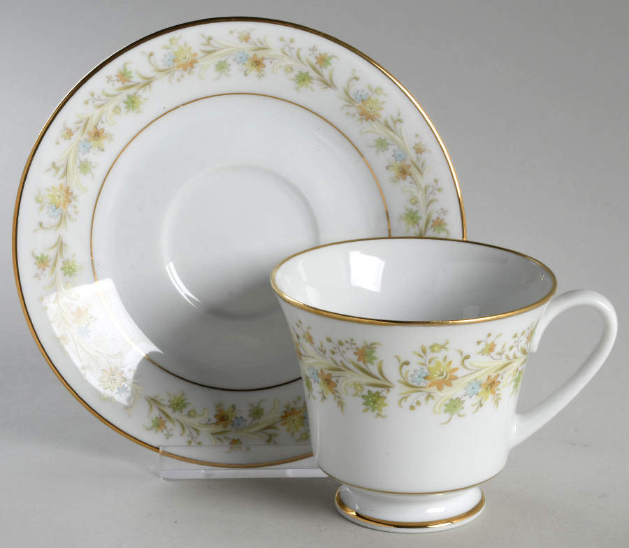 Andorra Footed Cup & Saucer Set by Noritake-1
