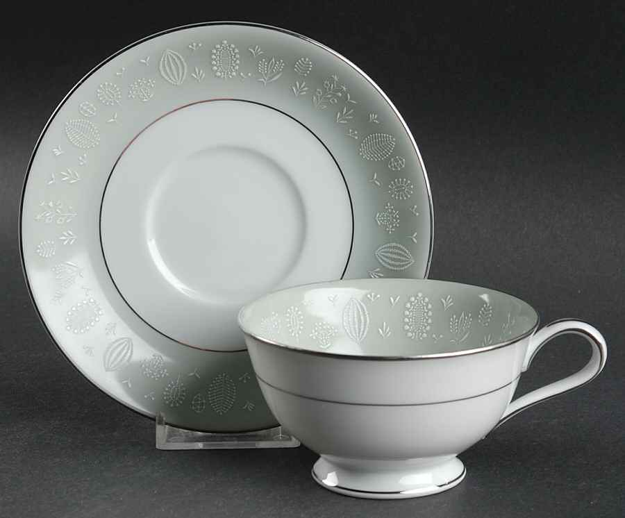 Andover Footed Cup & Saucer Set by Noritake-1