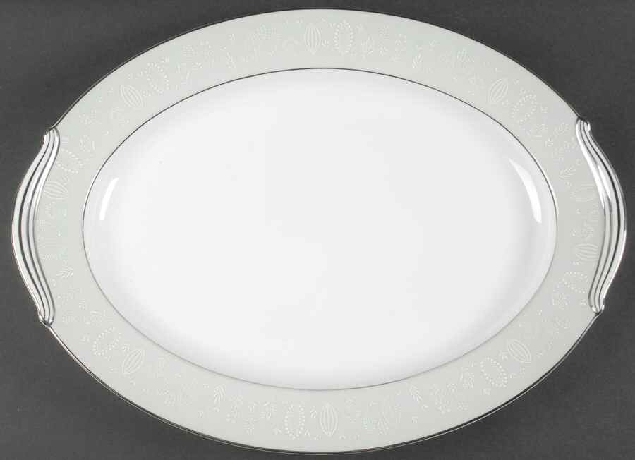 Andover 16" Oval Serving Platter by Noritake-1