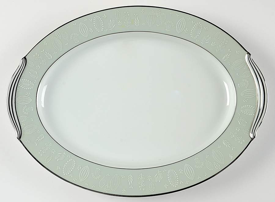 Andover 13" Oval Serving Platter by Noritake-1
