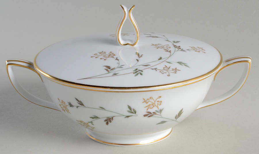 Andrea Sugar Bowl & Lid by Noritake-1