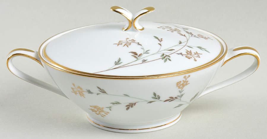 Andrea Sugar Bowl & Lid by Noritake-1