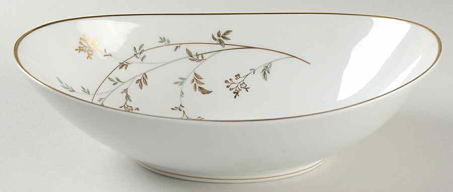 Andrea 9" Oval Vegetable Bowl by Noritake-1