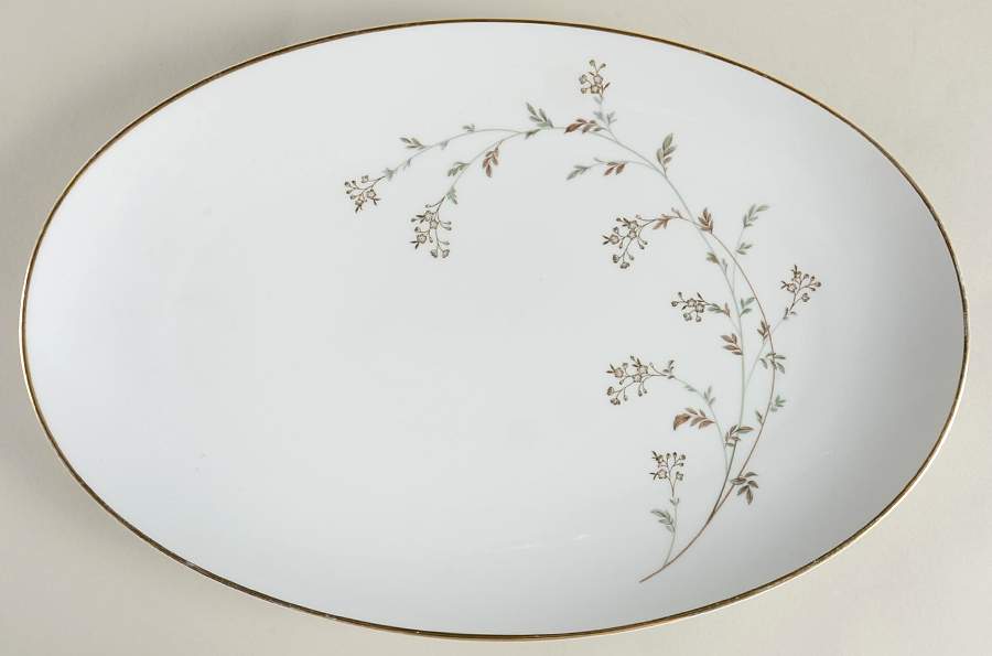 Andrea 16" Oval Serving Platter by Noritake-1