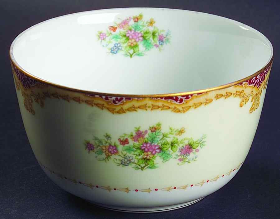 Anemone Cranberry Bowl by Noritake-1