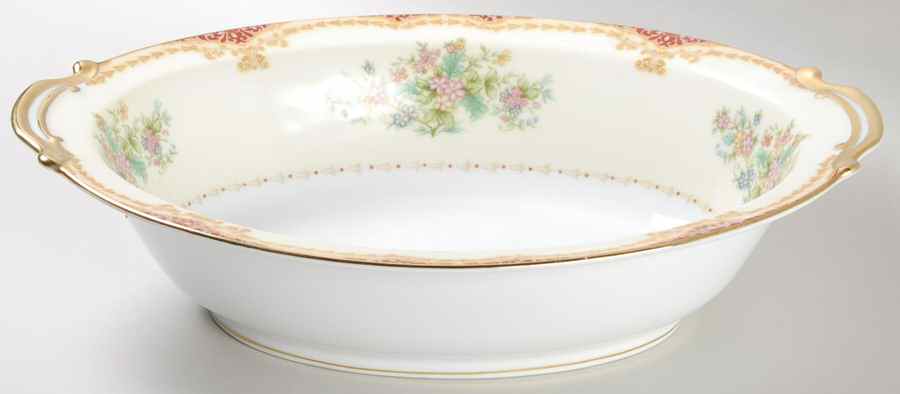 Anemone 10" Oval Vegetable Bowl by Noritake-1