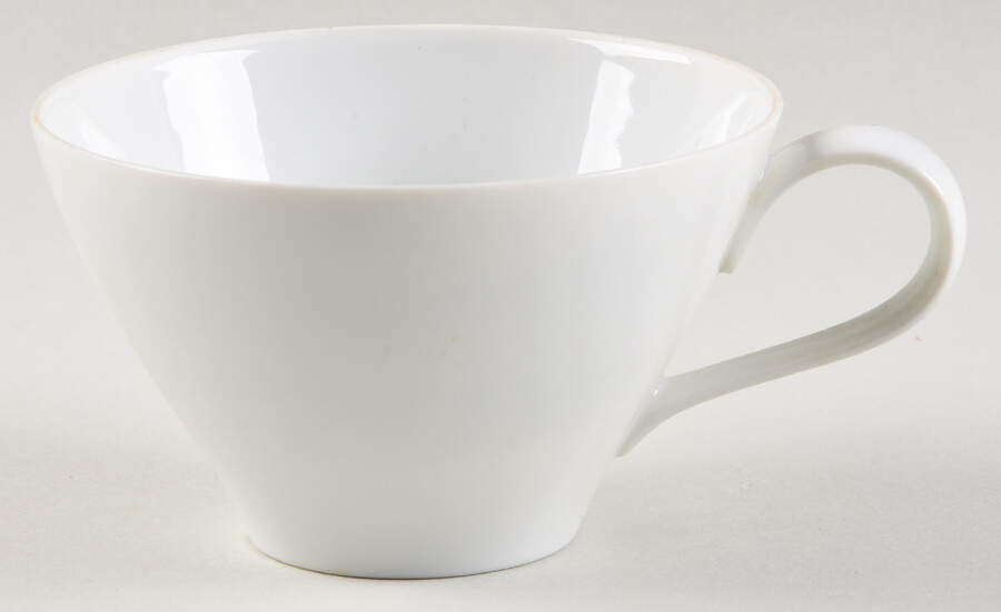 Angela White Flat Cup by Noritake-1