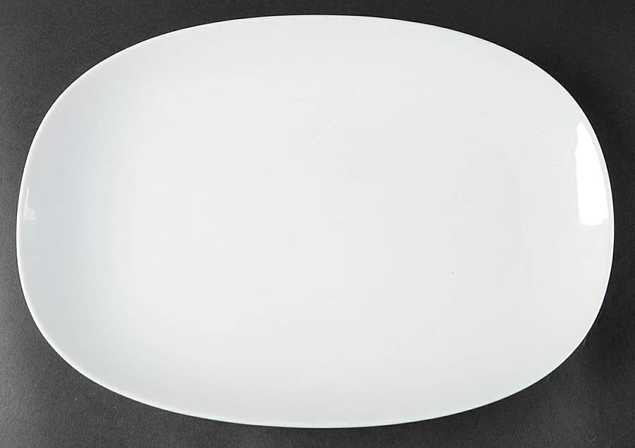 Angela White 13" Oval Serving Platter by Noritake-1