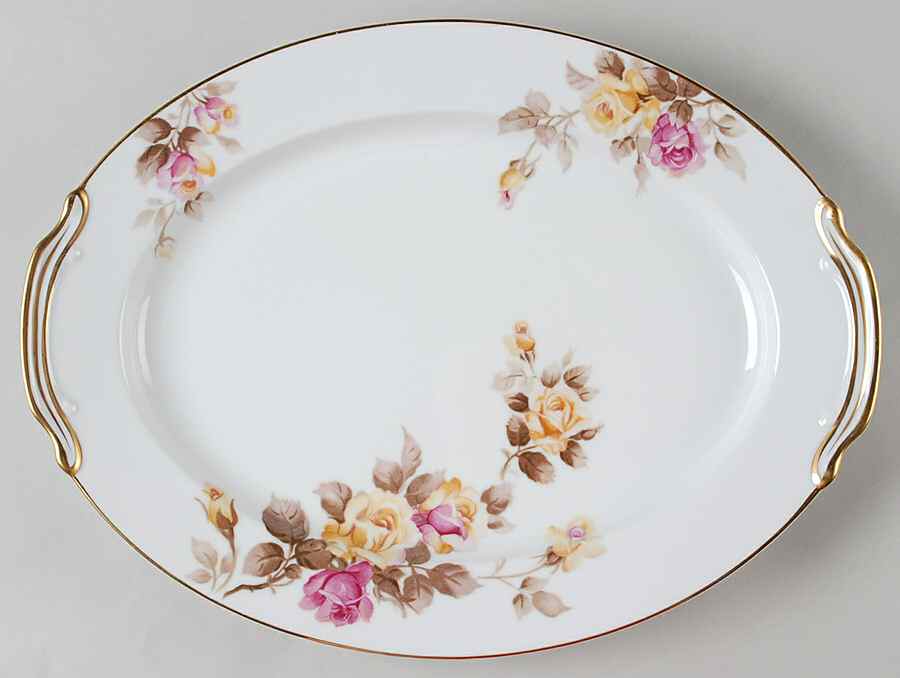 Angela 13" Oval Serving Platter by Noritake-1