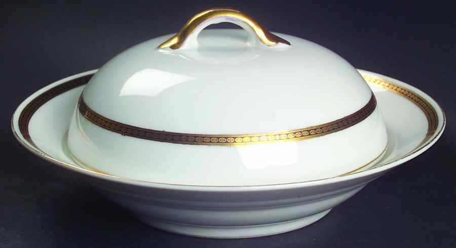 The Angora Round Covered Butter by Noritake-1
