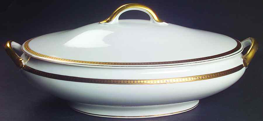 The Angora Oval Covered Vegetable by Noritake-1