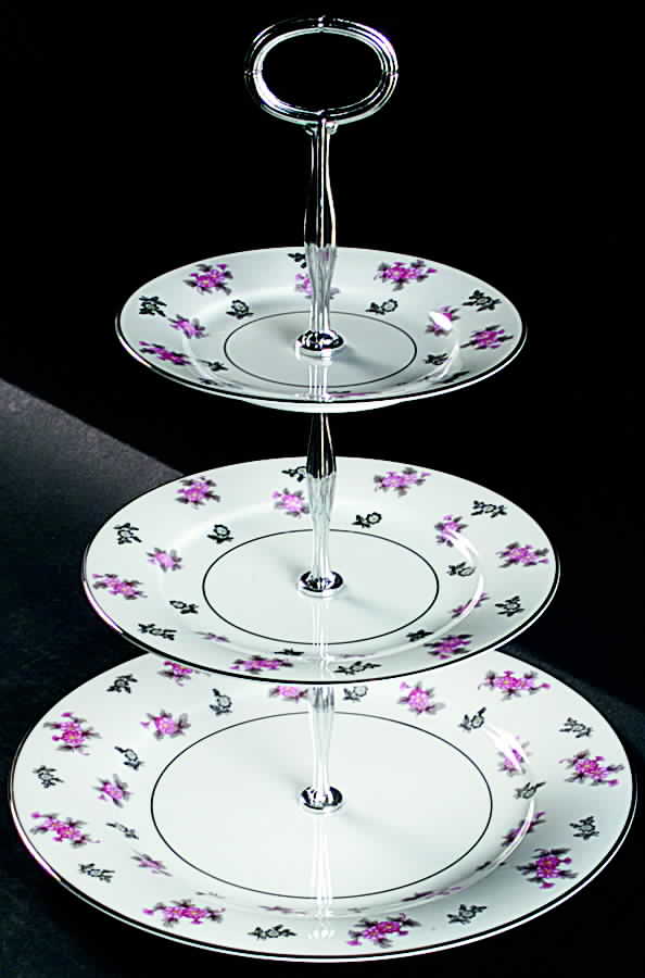 Anita 13 7/8"-14 1/4" 3-Tiered Serving Tray(DP,SP,BB) HC by Noritake-1