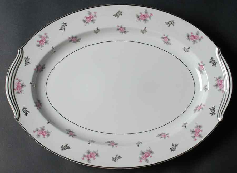 Anita 16" Oval Serving Platter by Noritake-1