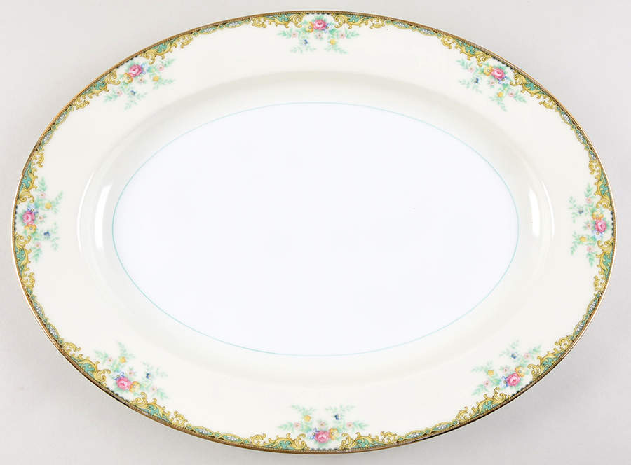 Anita 16" Oval Serving Platter by Noritake-1