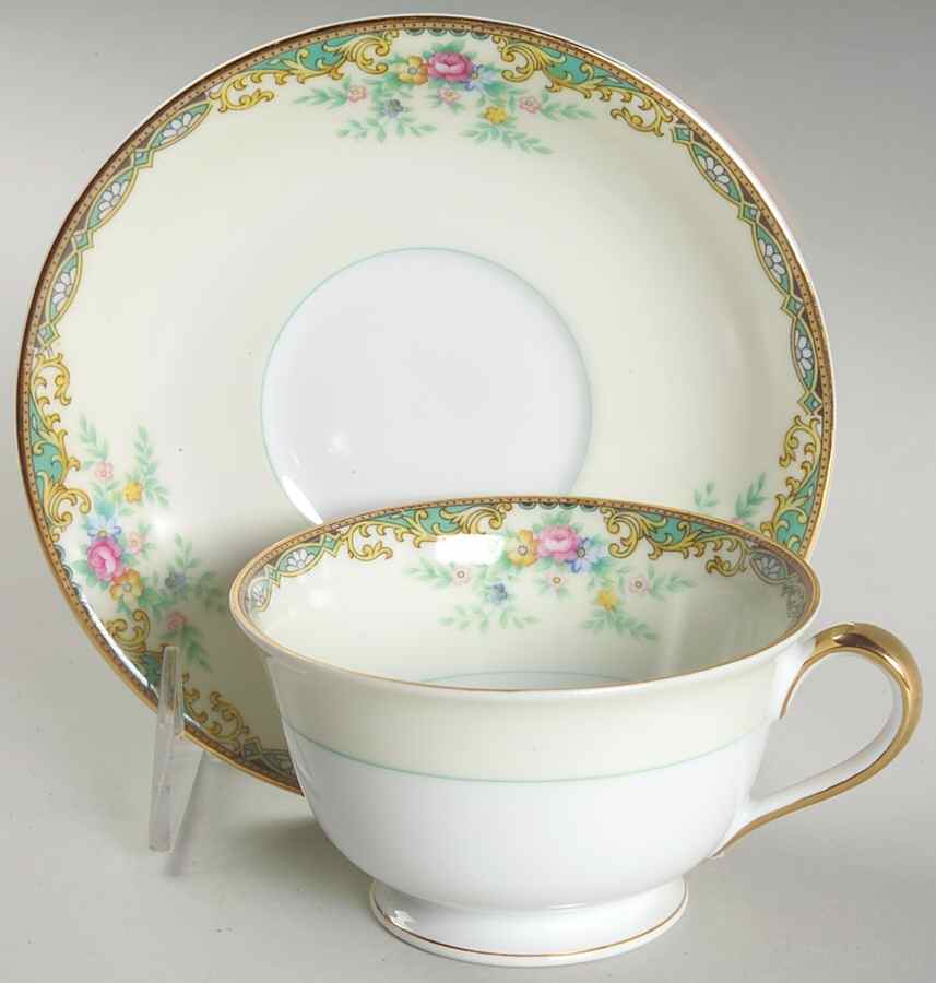 Anita Footed Cup & Saucer Set by Noritake-1