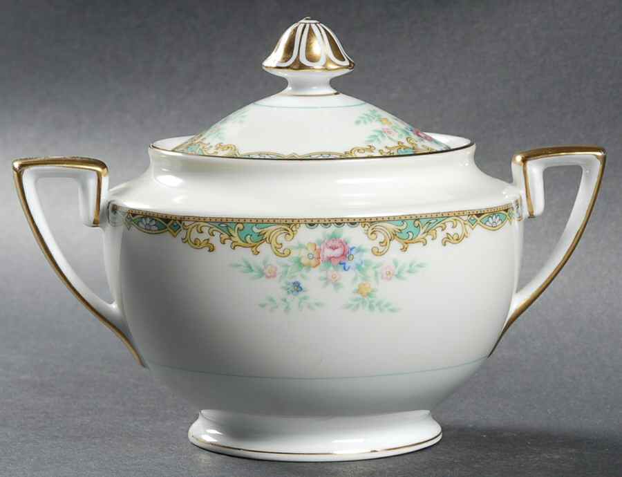 Anita Sugar Bowl & Lid by Noritake-1