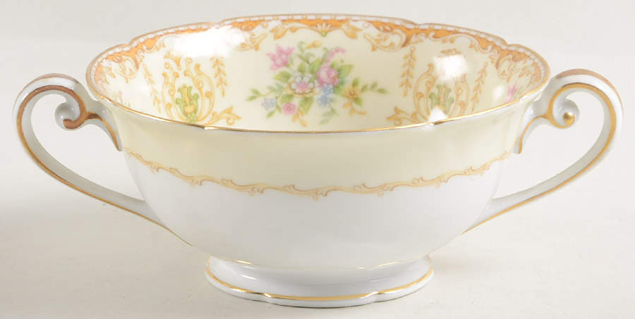 Annabel Flat Cream Soup Bowl by Noritake-1