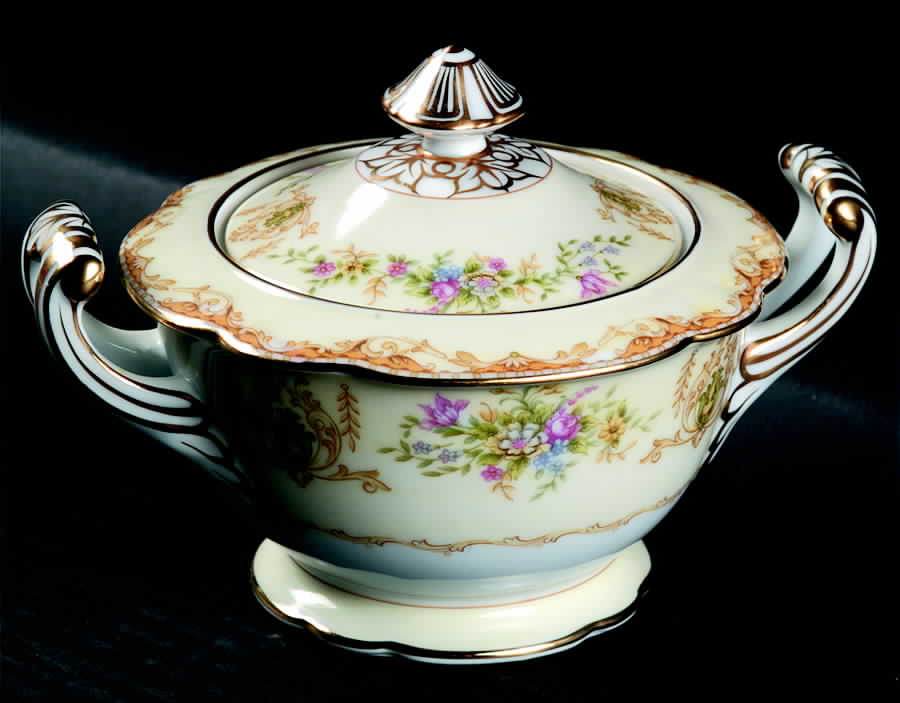 Annabel Sugar Bowl & Lid by Noritake-1