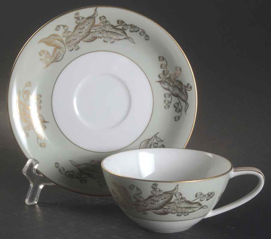 Annette Flat Cup & Saucer Set by Noritake-1