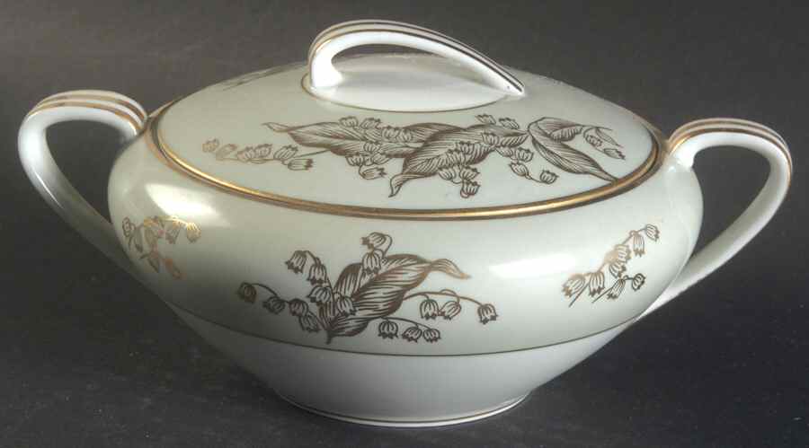 Annette Sugar Bowl & Lid by Noritake-1