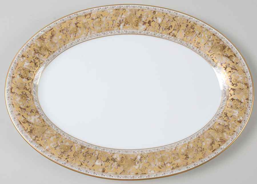 Anniversary 12" Oval Serving Platter by Noritake-1