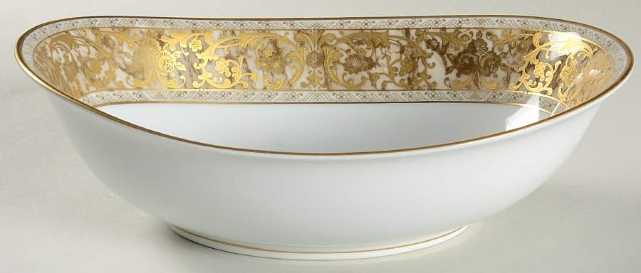 Anniversary 10" Oval Vegetable Bowl by Noritake-1
